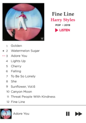 Apple Music Album Tower